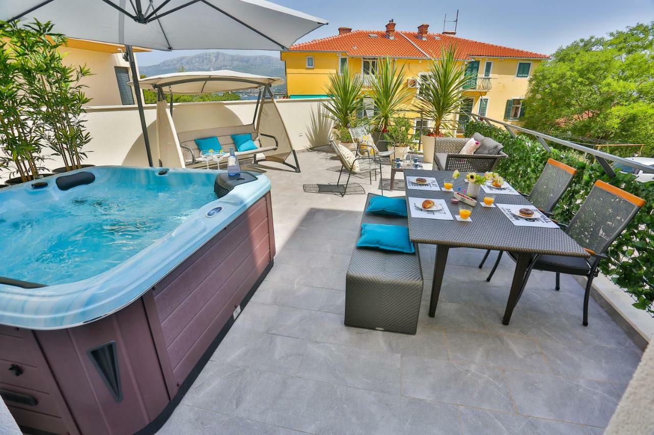 Luxury Urban Villa Apartments With Jacuzzi Split Ngoại thất bức ảnh
